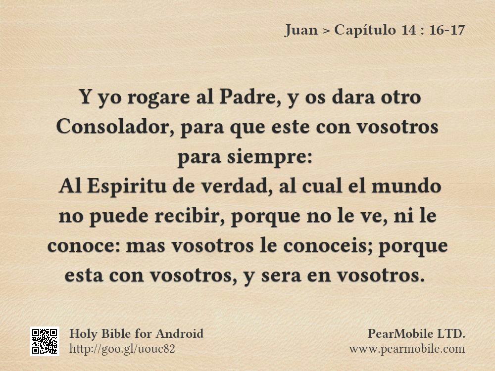 Juan, Capítulo 14:16-17